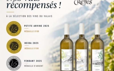 Sélection des vins du Valais – Les Médaillés ! 🏆